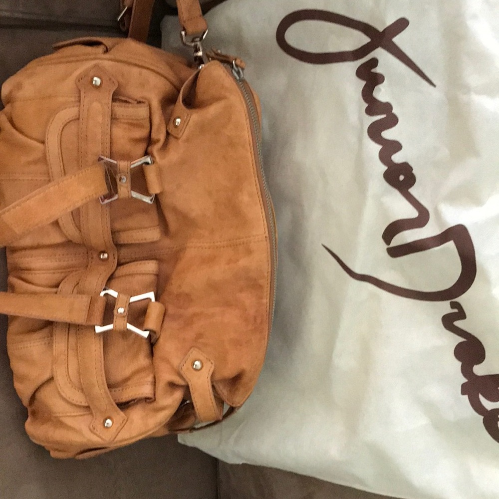 Junior Drake medium sized all leather handbag.